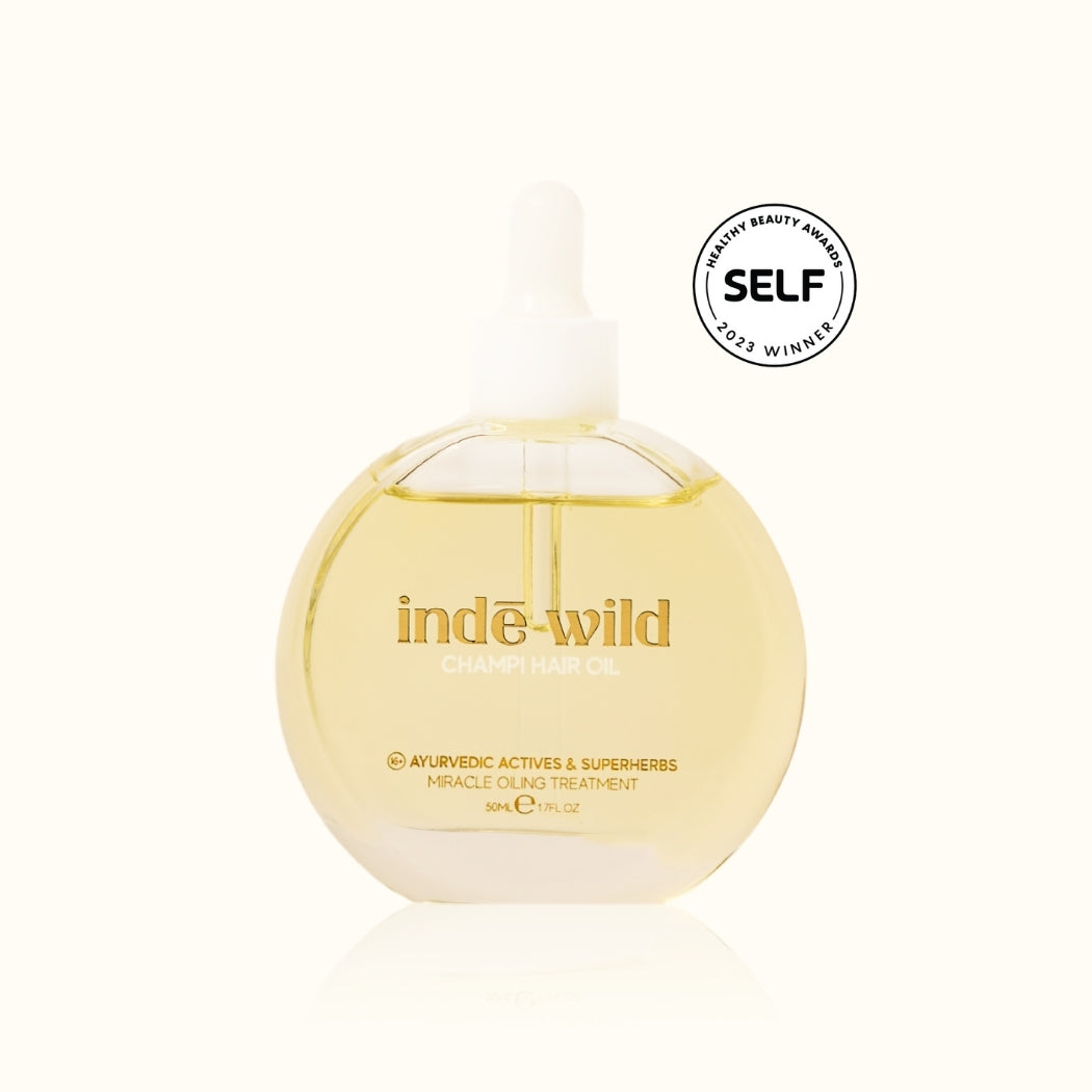 Ayurvedic oil for hair Head massage oil from indē wild